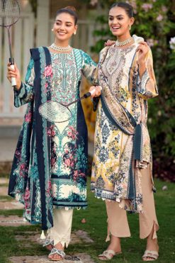 Riaz Arts Nayra Vol 44 by Mumtaz Arts Cotton Salwar Suit Catalog 8 Pcs