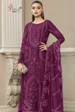 Shree Fabs Chiffons SF 5556 E H Chiffon Salwar Suit Catalog 4 Pcs 247x371 - Surat Fabrics