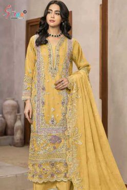 Shree Fabs Chiffons SF 5558 A-D Chiffon Salwar Suit Catalog 4 Pcs