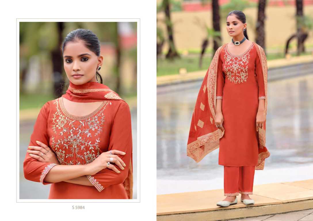 Subhash Poorva Silk Readymade Salwar Suit Catalog 4 Pcs (1) Subhash Poorva Silk Readymade Salwar Suit Catalog 4 Pcs - Image 2