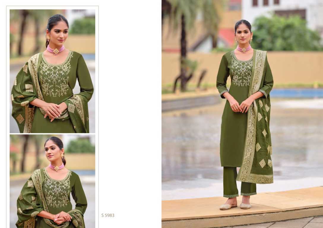 Subhash Poorva Silk Readymade Salwar Suit Catalog 4 Pcs (5) Subhash Poorva Silk Readymade Salwar Suit Catalog 4 Pcs - Image 6