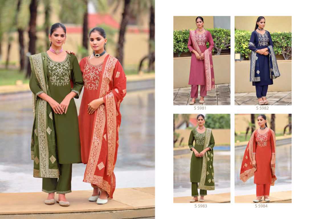 Subhash Poorva Silk Readymade Salwar Suit Catalog 4 Pcs (6) Subhash Poorva Silk Readymade Salwar Suit Catalog 4 Pcs - Image 7