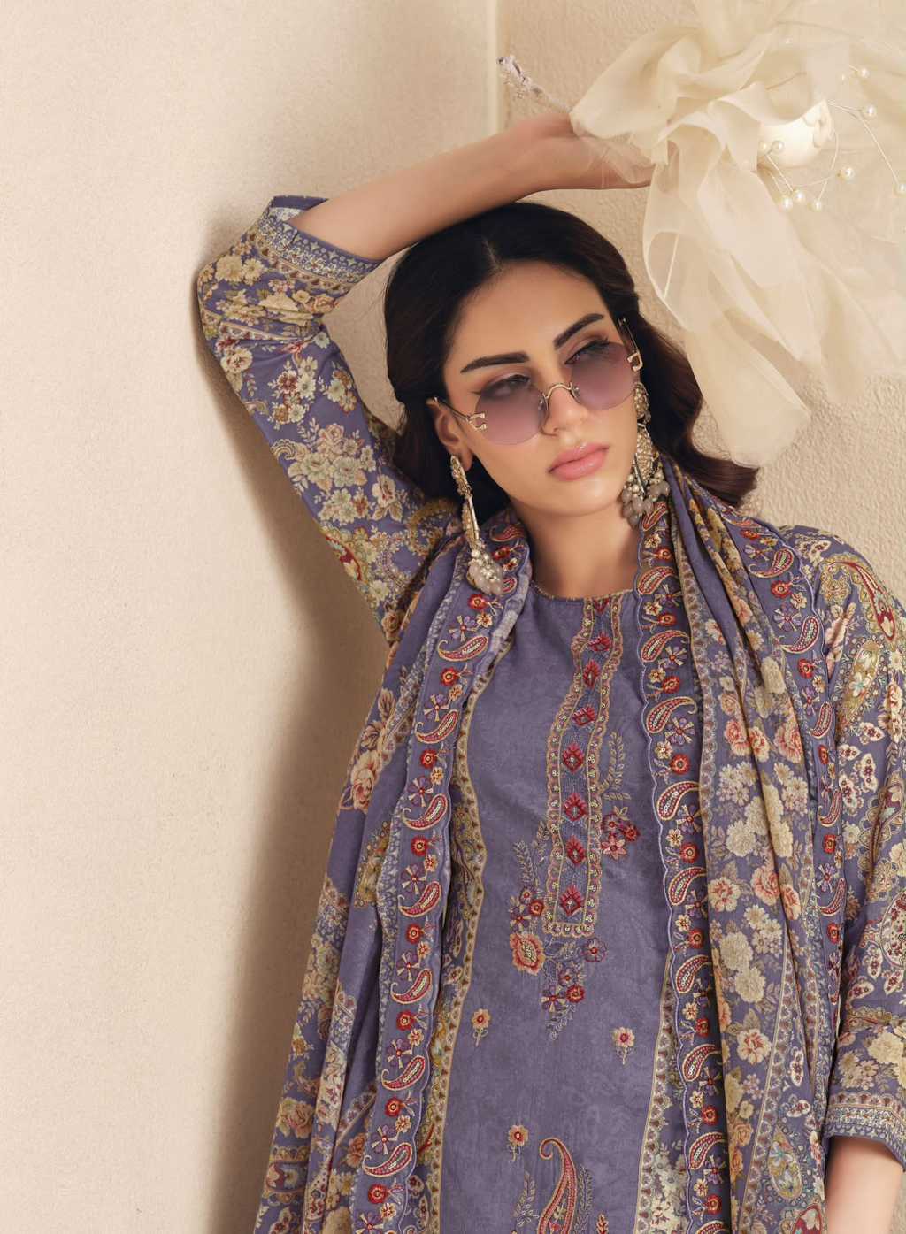 The Heritage Shop Zaira Cotton Salwar Suit Catalog 4 Pcs (1) The Heritage Shop Zaira Cotton Salwar Suit Catalog 4 Pcs - Image 2
