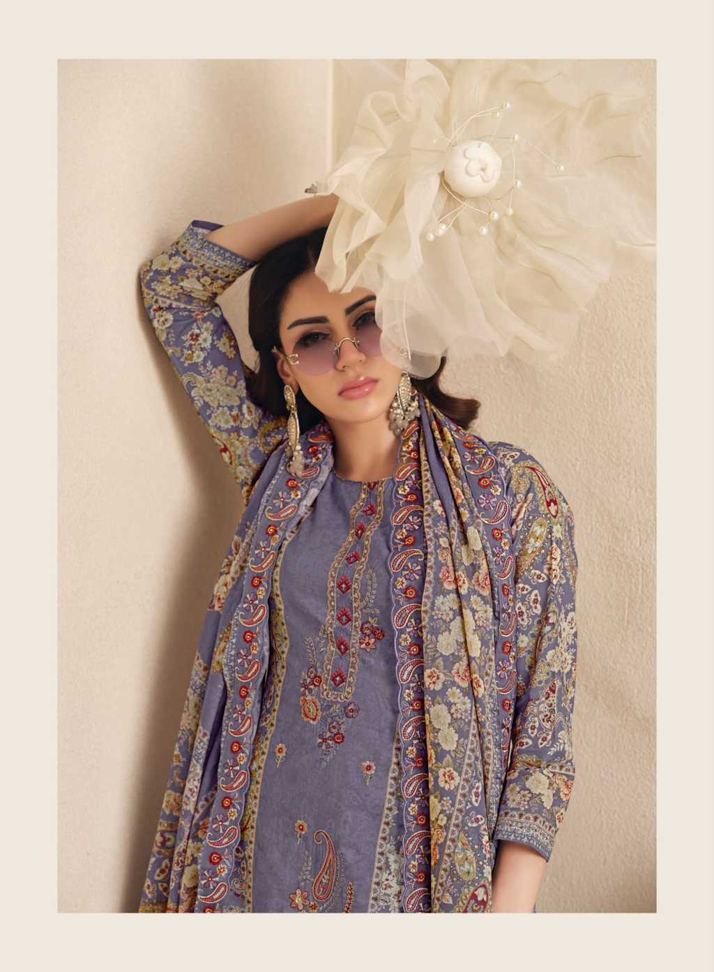 The Heritage Shop Zaira Cotton Salwar Suit Catalog 4 Pcs (11) The Heritage Shop Zaira Cotton Salwar Suit Catalog 4 Pcs - Image 12