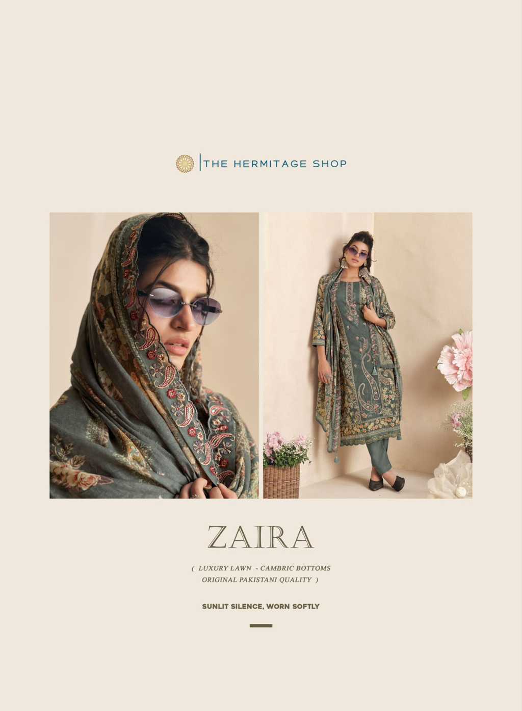 The Heritage Shop Zaira Cotton Salwar Suit Catalog 4 Pcs (16) The Heritage Shop Zaira Cotton Salwar Suit Catalog 4 Pcs - Image 17