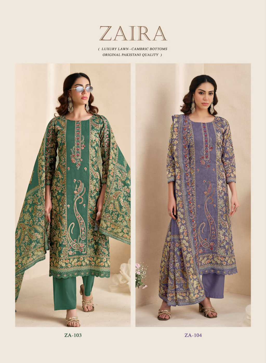 The Heritage Shop Zaira Cotton Salwar Suit Catalog 4 Pcs (18) The Heritage Shop Zaira Cotton Salwar Suit Catalog 4 Pcs - Image 19