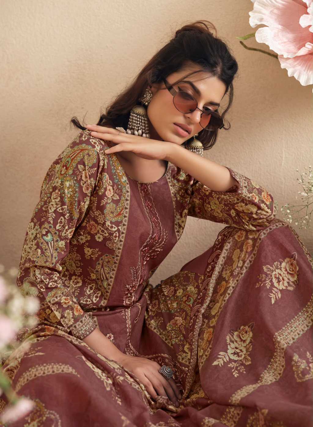 The Heritage Shop Zaira Cotton Salwar Suit Catalog 4 Pcs (4) The Heritage Shop Zaira Cotton Salwar Suit Catalog 4 Pcs - Image 5