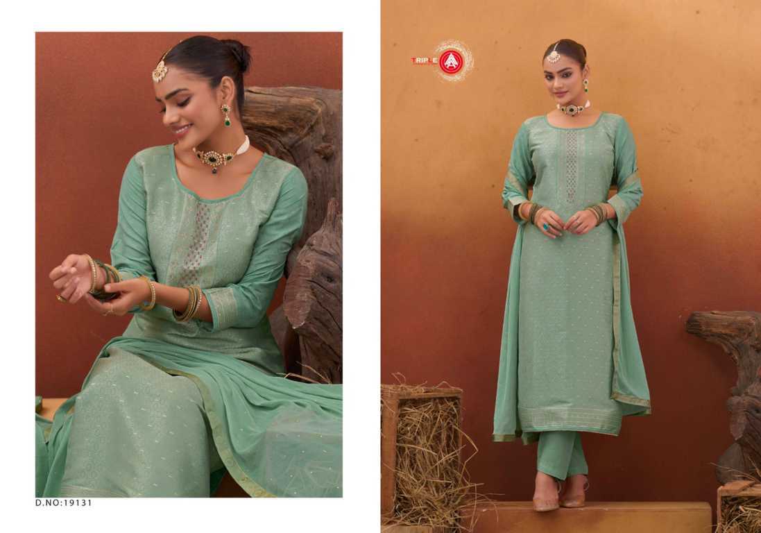 Triple Koyal Vol 9 Muslin Salwar Suit Catalog 6 Pcs (1) Triple Koyal Vol 9 Muslin Salwar Suit Catalog 6 Pcs - Image 2