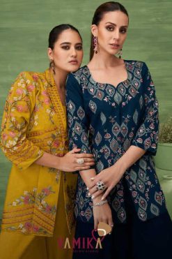 Vamika Jalwa Silk Kurti with Palazzo Catalog 4 Pcs 247x371 - Surat Fabrics
