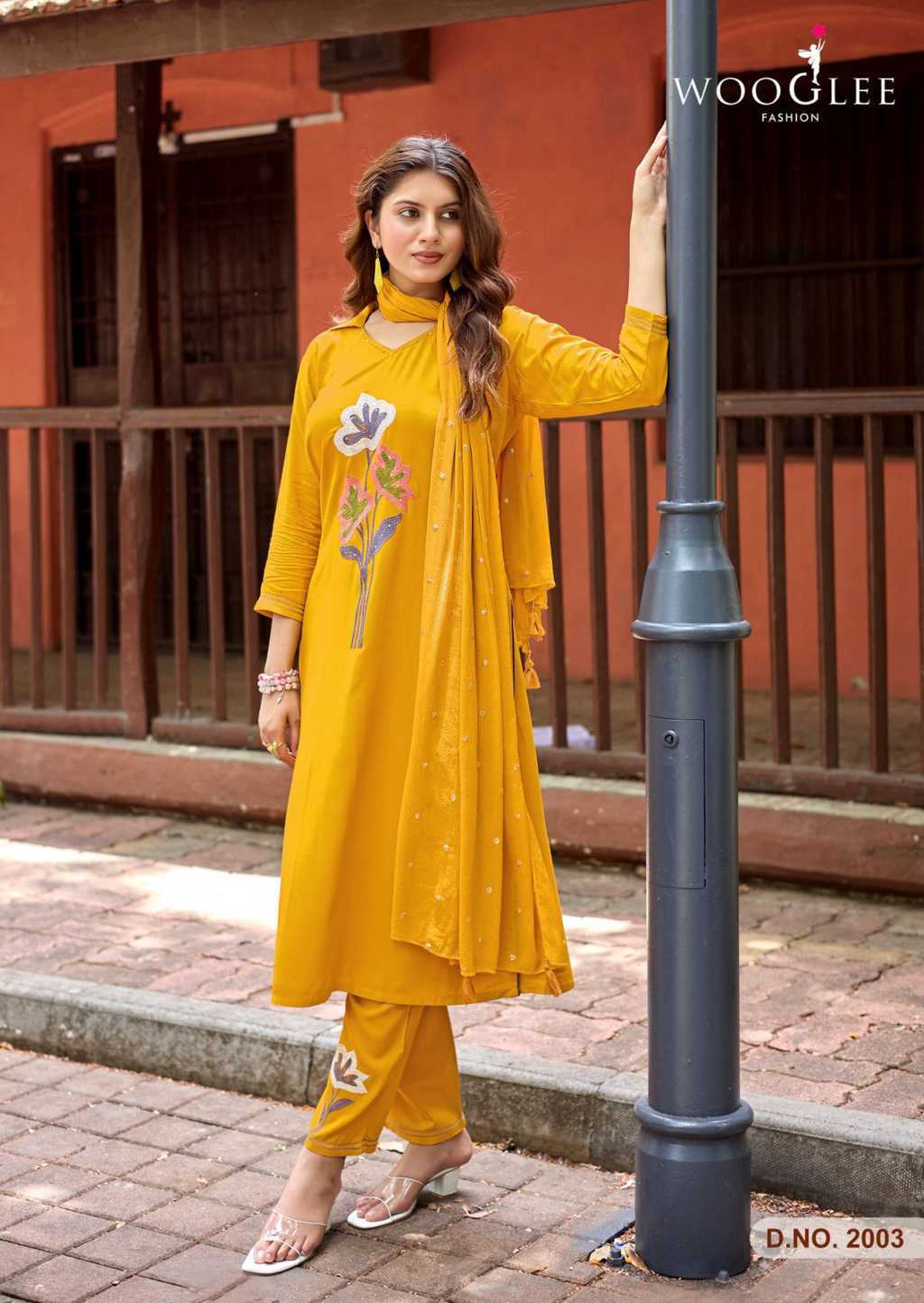 Wooglee Sanskriti Kurti with Dupatta Bottom Rayon Catalog 6 Pcs (6) Wooglee Sanskriti Kurti with Dupatta Bottom Rayon Catalog 6 Pcs - Image 7
